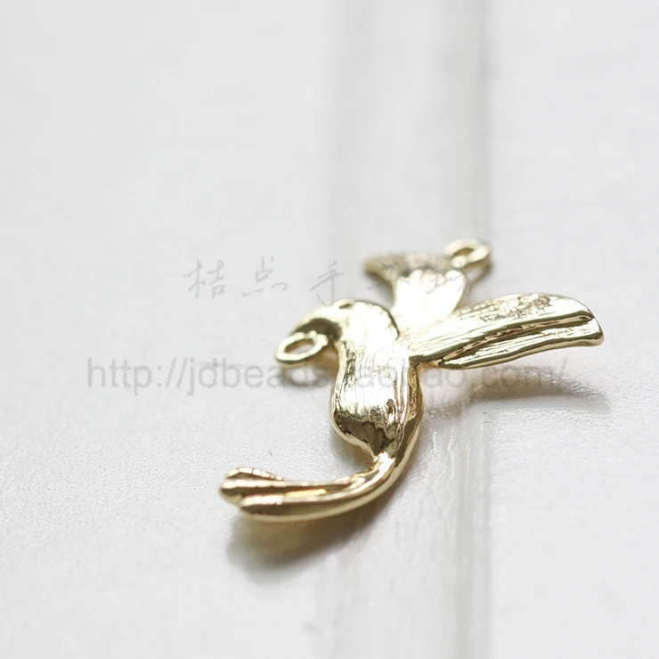 Цельный Премиальный латунный Шарм с основанием 26x17 мм (1237C)|Шармы| |