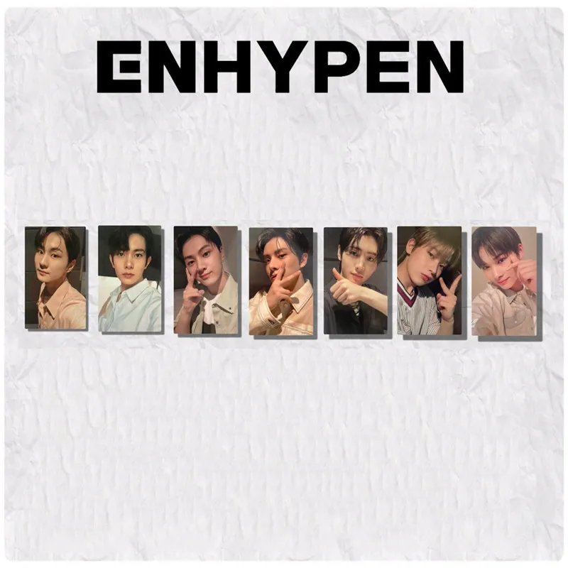 

KPOP Enhypen Japan Fanclub Fc Fleet Event LOMO Cards Photocrds Fans Collection