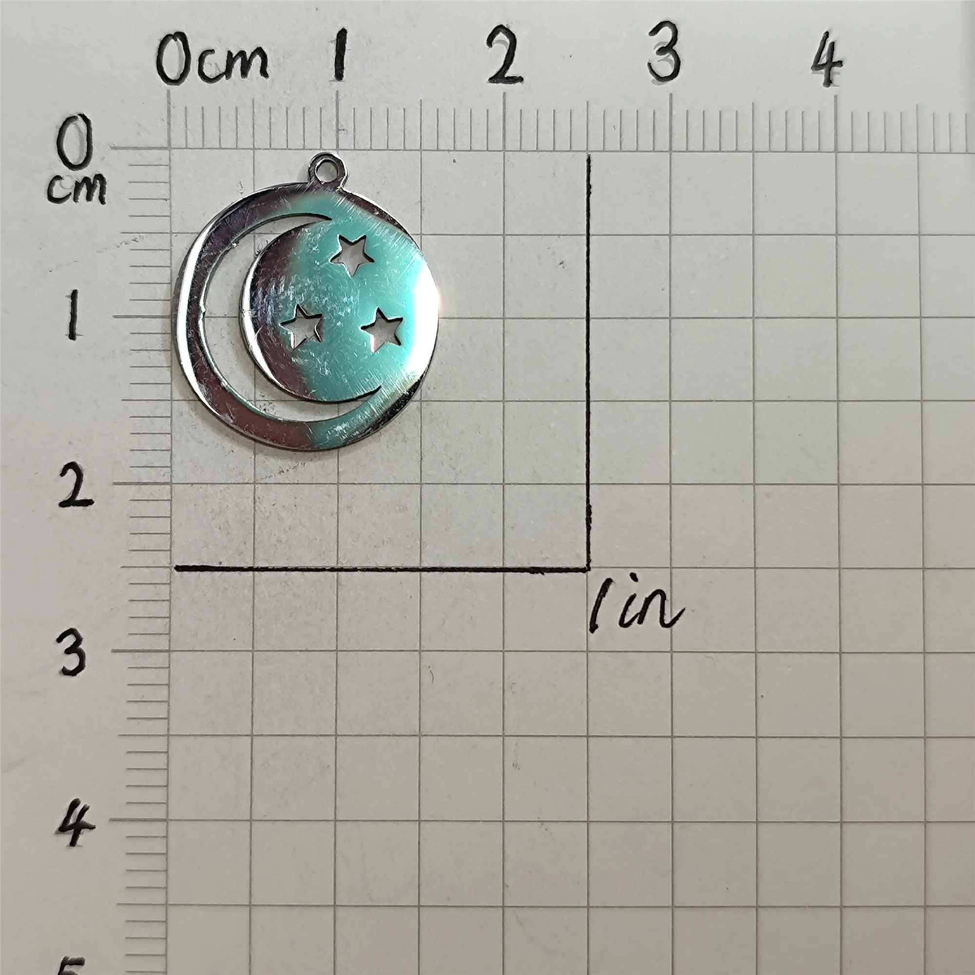 Полумесяц из нержавеющей стали оптовая продажа мусульманский кулон в