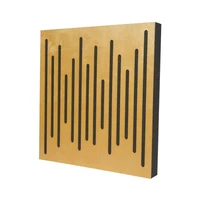 acoustic wood diffuser 40x40 cm panel music studio natural color birch solution wall decor design artistic traditional 2021 fast