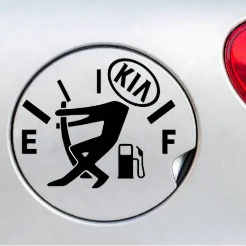 

Car Sticker Pull Fuel Tank Pointer To Full Reflective Vinyl Sticker KIA Decal Accessories or Bmw Audi Ford Focus Vw skoda Auto