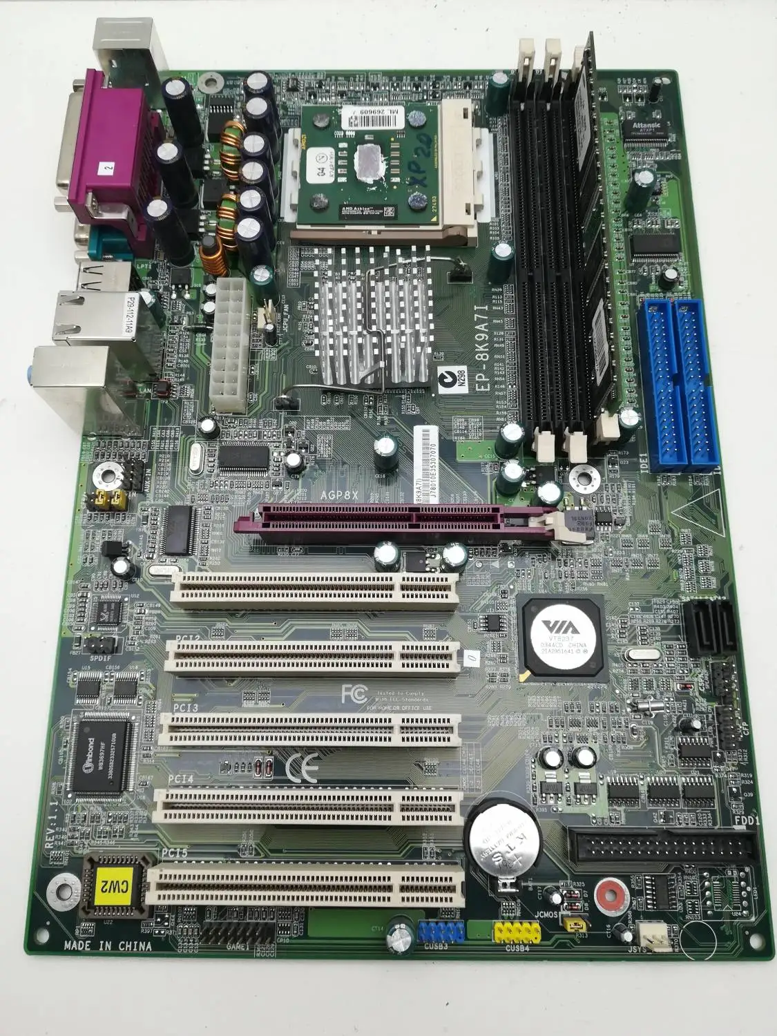 Материнская плата EPoX EP-8K9A7I Socket 462 | Компьютеры и офис