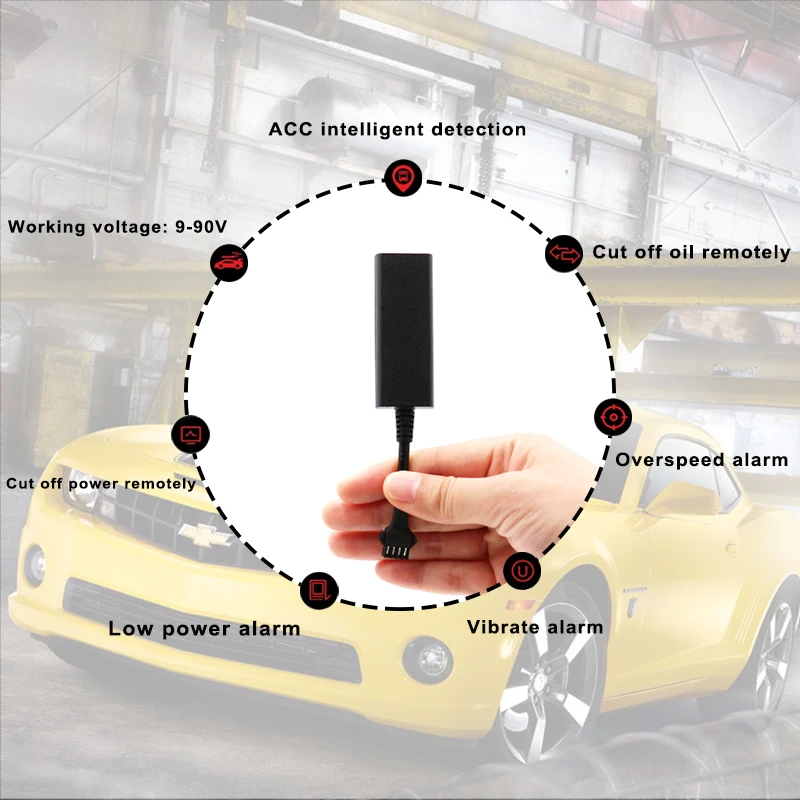 

TooGee Mini GPS Tracker Car Vehicle Real Time Tracking With Relay Anti-Thief Free Shipping