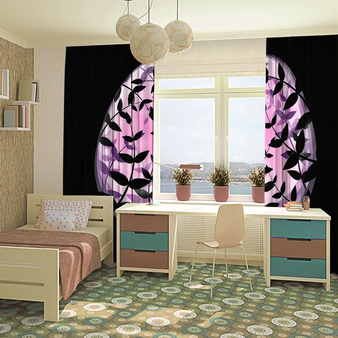 Занавес растения травы зелень в яйце бумаги вырезать искусство Весна