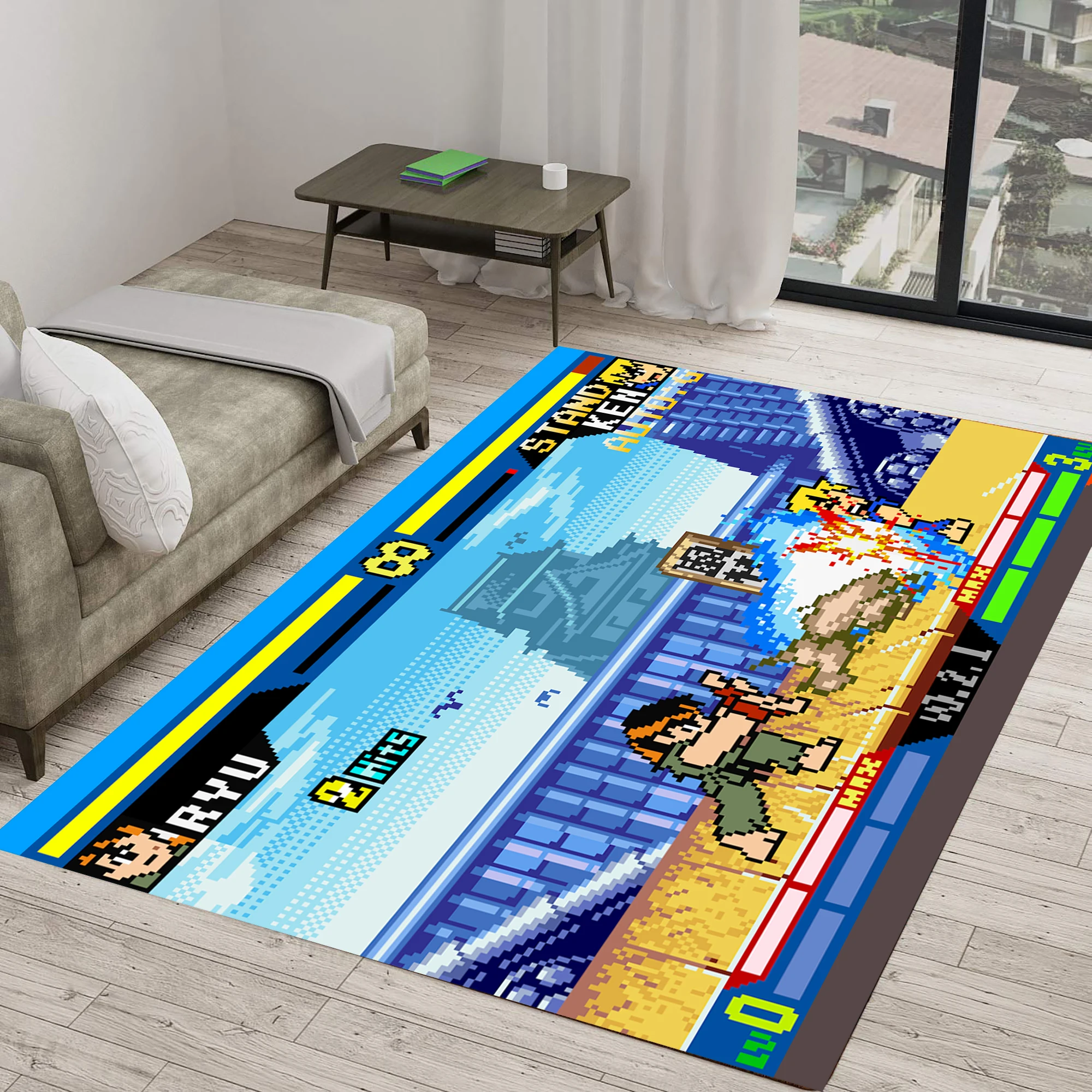 Retro Games Rug, Old Game Rug, Kids Room Carpet, Rugs, Living Room Rug, Home Decor Carpets, Rug, Decor For Boy Room,