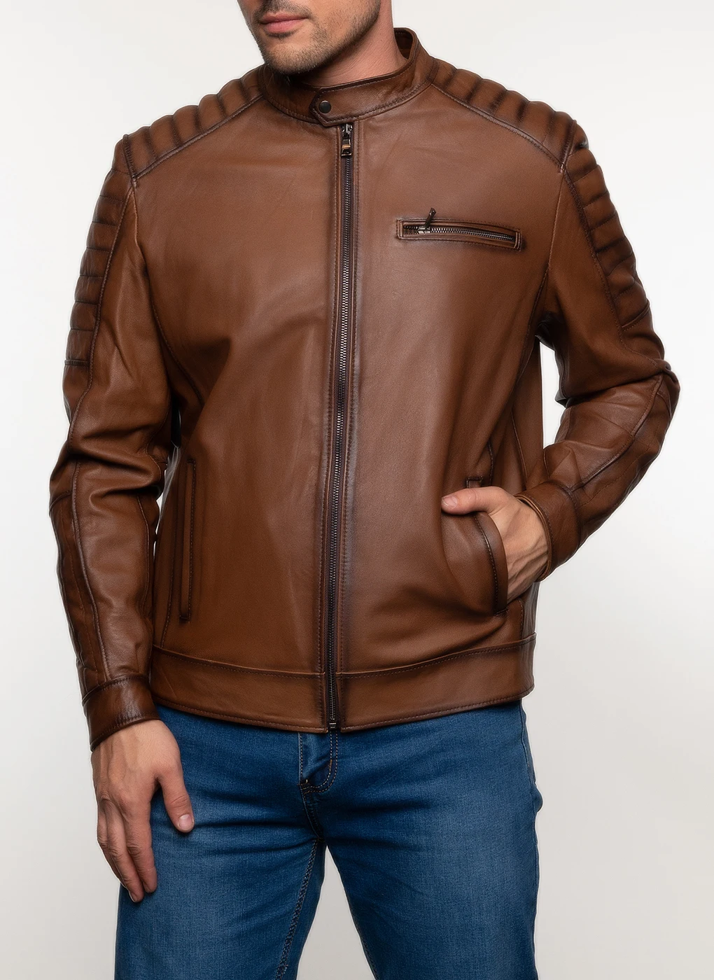 показать мужские модные кожаные куртки фабрики каляев. каляев кожаные куртки мужские. кожаная куртка каляев 32. каляев кожаные куртки мужские. каляев кожаные куртки для мужчин.