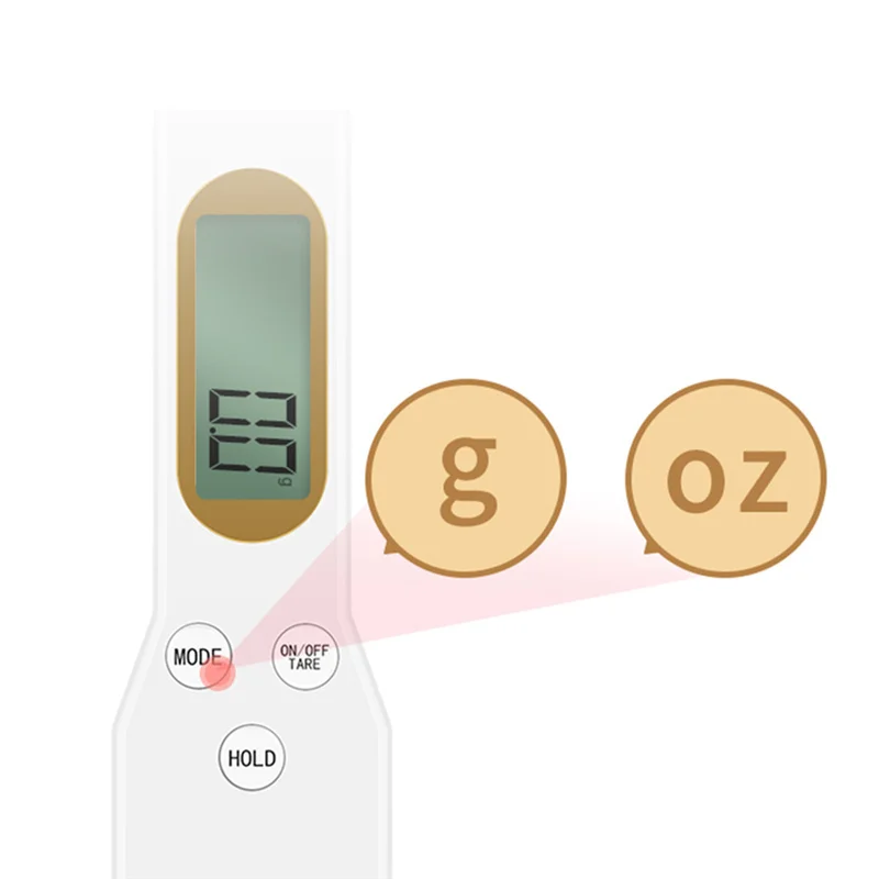 

WHFY Portable Measuring Spoon LCD Digital Display Kitchen Mini Scale Tool Electronic Baking Supplies 500g/0.1g Fast Delivery