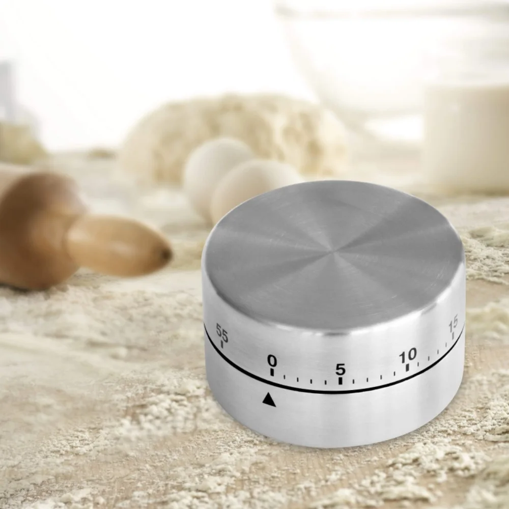 Mechanical timer with magnet Fackelmann Zenker 6 5 cm 60 min baking accessories kitchen tool supplies Timers Tools Gadgets Dining Bar Home Garden |