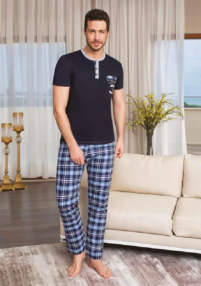 Anne hayali pijama takыmi erkek kыsa kol