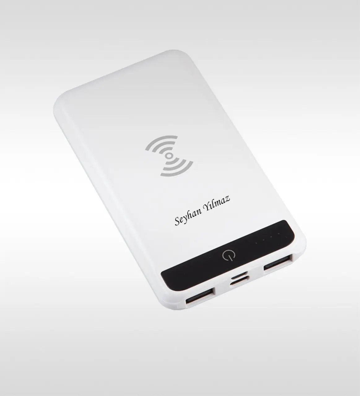 Персонализированные Pb 195 8000 мАч беспроводной Powerbank черный белый цвет надежный