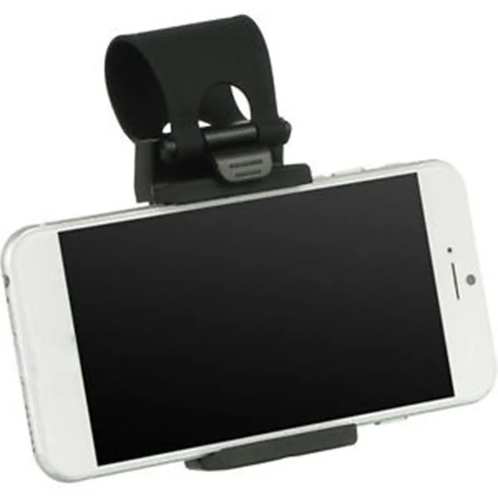 universal car steering wheel clip phone holder bracket mount holder stand for mobile phone gps navigation support dropshipping free global shipping