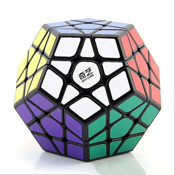 black QIYI Qiheng S 3x3 megaminxeds волшебный куб QIHENG S 12 Сторон 3x3 головоломка магический куб QiYi 3x3 megaminxeds скоростной куб - Цвет: black