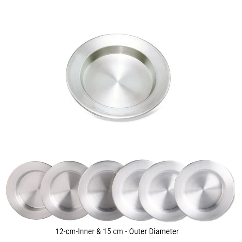 Набор из 6 тарелок для сервировки десерта Kunefe, поднос для подачи известного блюда из Хатая Антакьи, оригинальная высококачественная алюминиевая тарелка.