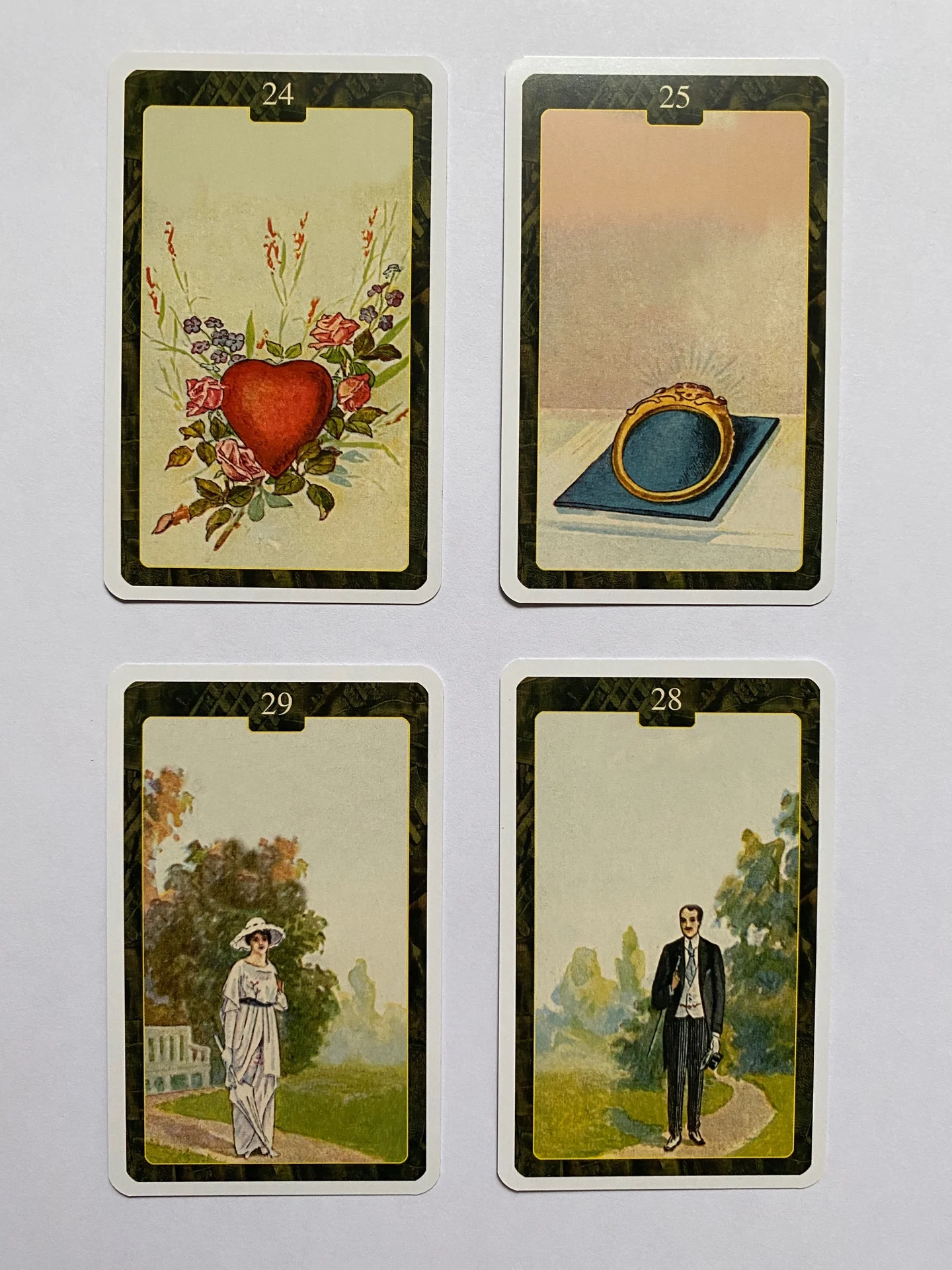 Deck for fortune Lenorman 36 cards with a description in Russian | Игрушки и хобби