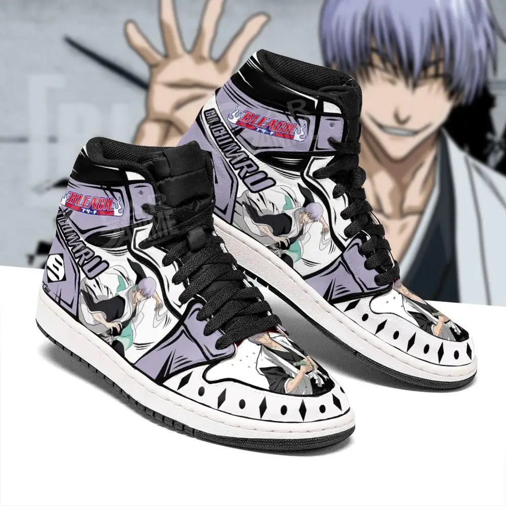 Bleach Gin Ichimaru Anime Sneakers Fan Gift Idea MN05