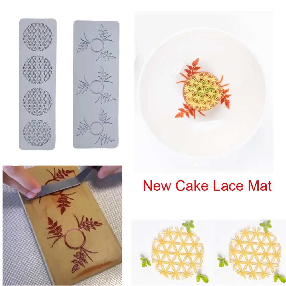 

Leaves Silicone Cake Lace Mold Cake Decorating Tool Border Decoration Lace Mold kitchen Baking Tool Chocolate Mold