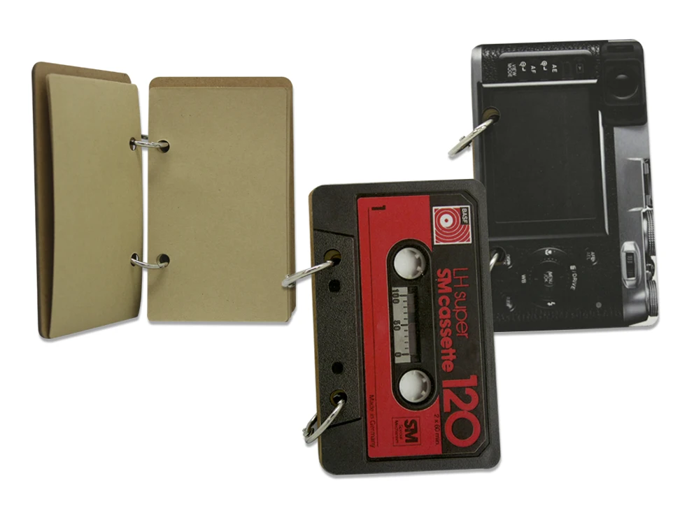 Ретро винтажный блокнот из крафт-бумаги с кольцами (Цена за штуку)-оригинальные