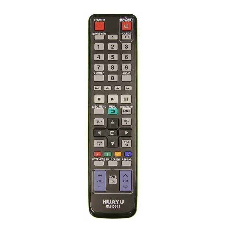 Пульт ДУ универсальный HUAYU для Samsung RM D 958 Bluy Ray LED TV 00002B 00077A 00104B 00104D 00104F 00104J 00104M