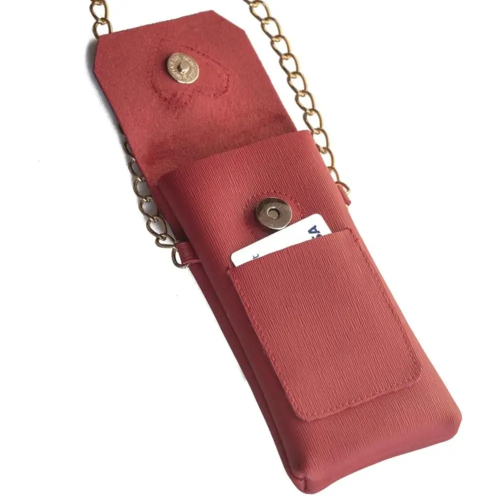С поперечным Ремешком чехол для телефона металлические подробную цепочкой