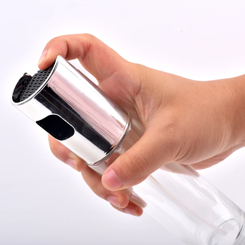 Кухонный распылитель оливкового масла из нержавеющей стали бутылка с насосом