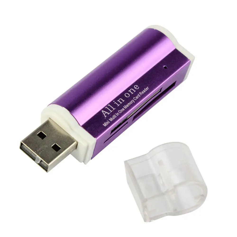 4 в 1 Micro USB 2 0 адаптер для чтения карт памяти SD SDHC TF M2 MMC MS PRO DUO | Безопасность и защита