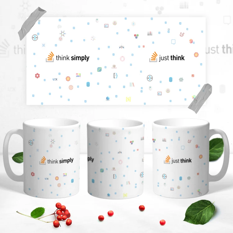 Керамический кружка для программиста Набор посуды для чая и кофе в кухонные принадлежности Подарки мужчинам и женщинам Stack Overflow Smart Think Simply On.