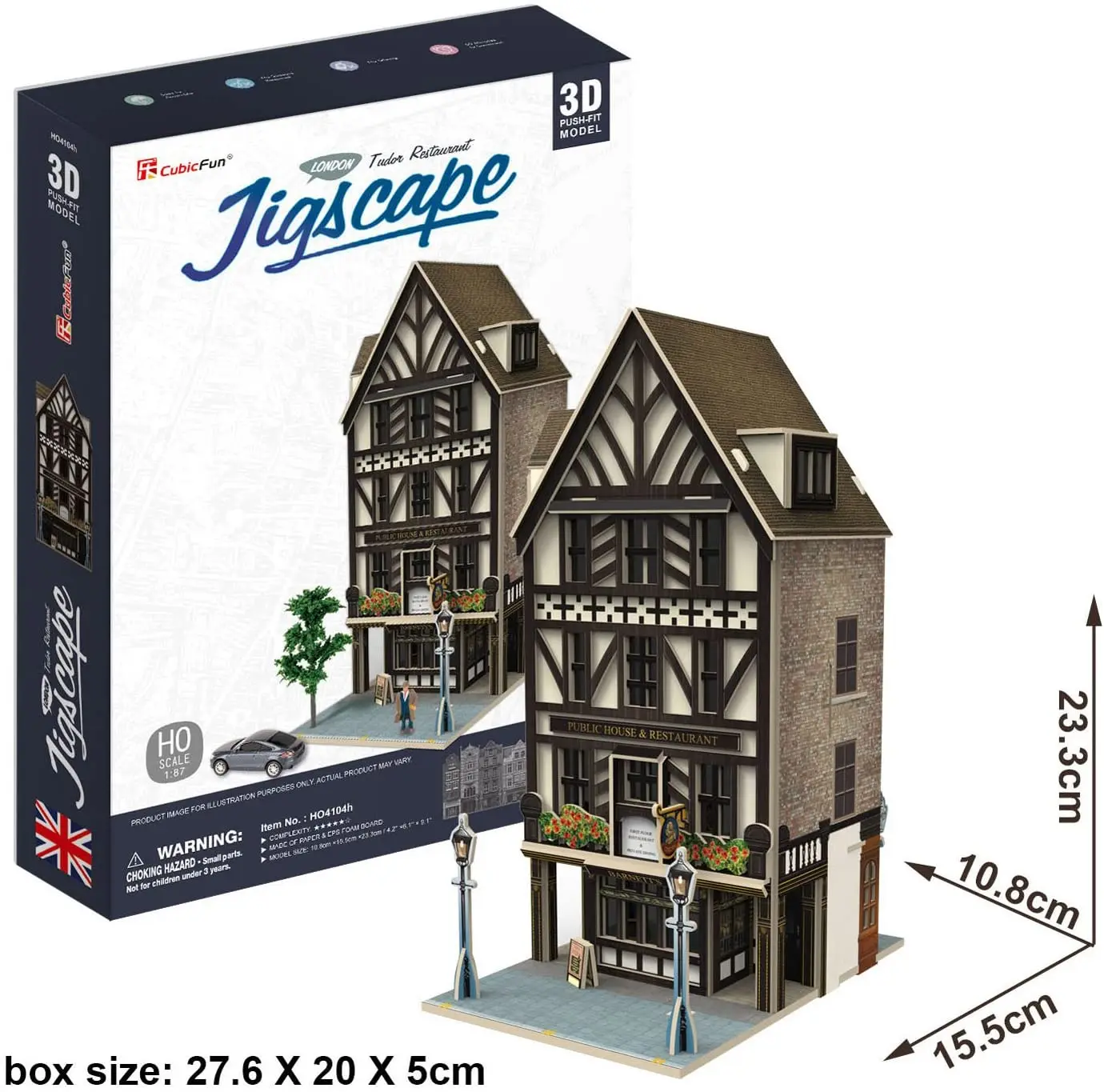 Cubic Fun 3D Puzzle Jigscape Tudor Restoran Binası Londra | Игрушки и хобби