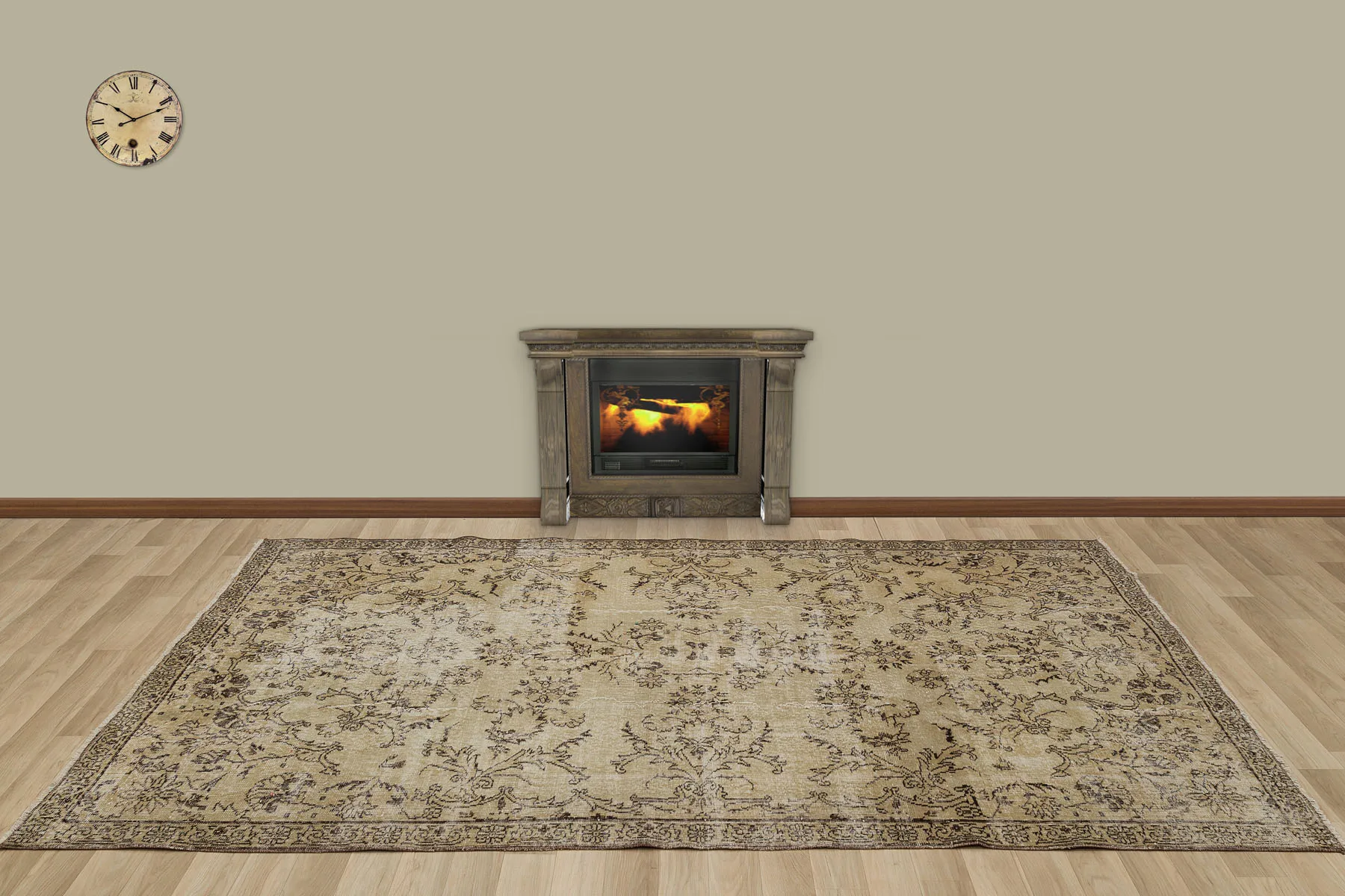 

Hand Woven Tumbled Carpet (7164)167x268