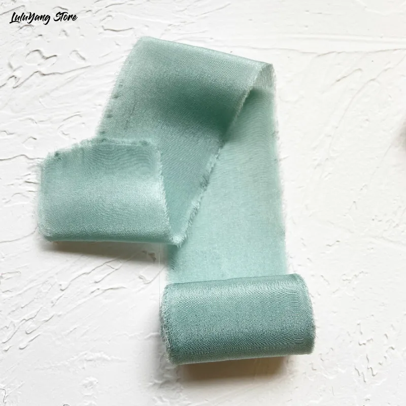 Румяна из 100% шелка 5 метров натурального ручной работы порванные румяна розовая