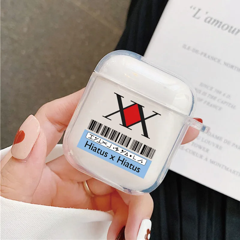 

Hunter x Hunter HXH Anime Hunter X hunter 3 Case for Airpods 2 1 Cases For Air pod pro Clear Cute Soft transparent Fundas Coque