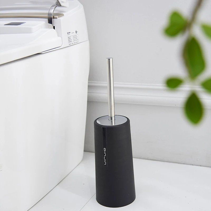 Щетка из нержавеющей стали для туалета с длинной ручкой мягкая щетинка