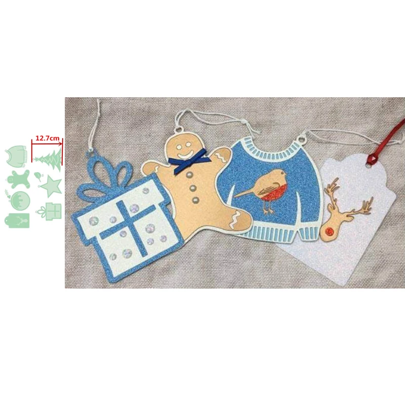 Ultimate Tag Die Se трафареты для резки металла рукоделия изготовление нового 2019 года |