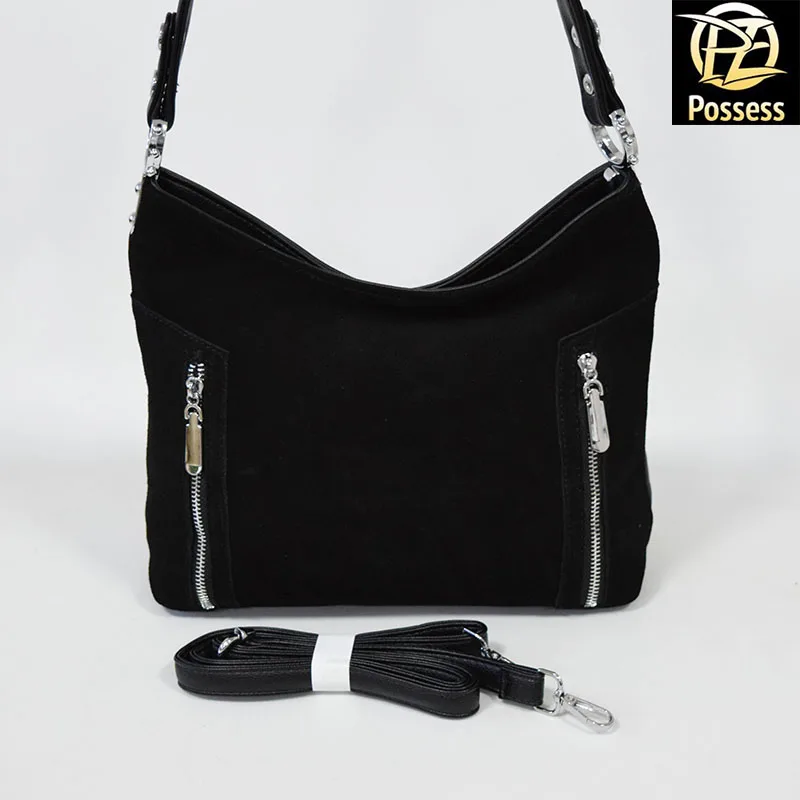 Женская сумка лицевая сторона натуральная замша A38-2 | Багаж и сумки