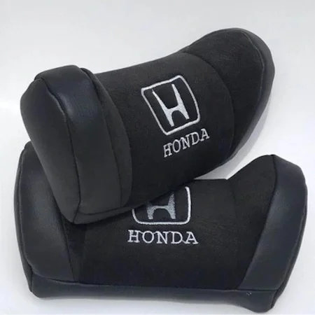 

FOR Honda Leather Neck Pillow Car Accessories For All Seats Auto Car Accessories Interior Decoration
