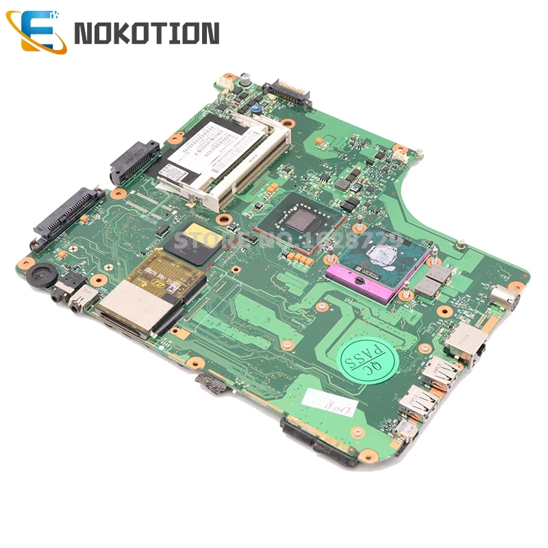 NOKOTION материнская плата для ноутбука Toshiba Satellite A300 A305 основная плата V000125600 6050A2169401 DDR2 Бесплатный процессор