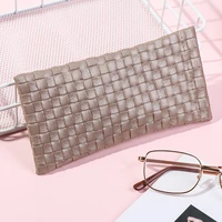 sunglasses bag pu leather glass case pouch mobile phone wallet portable storege case candy color nearsighted glasses