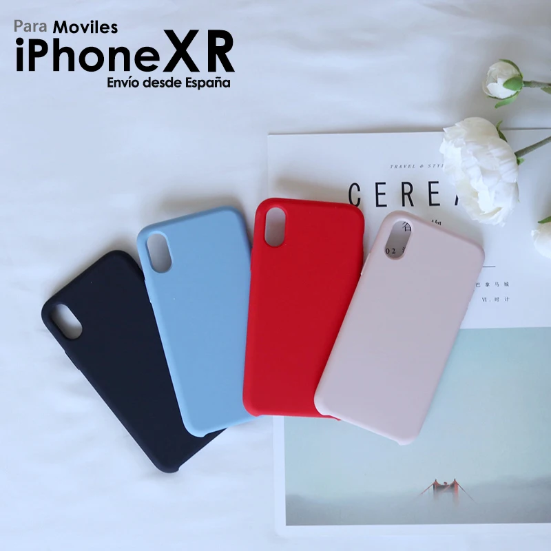 Чехол подставка из жидкого силикона для iPhone XR мягкий с высоким уровнем защиты