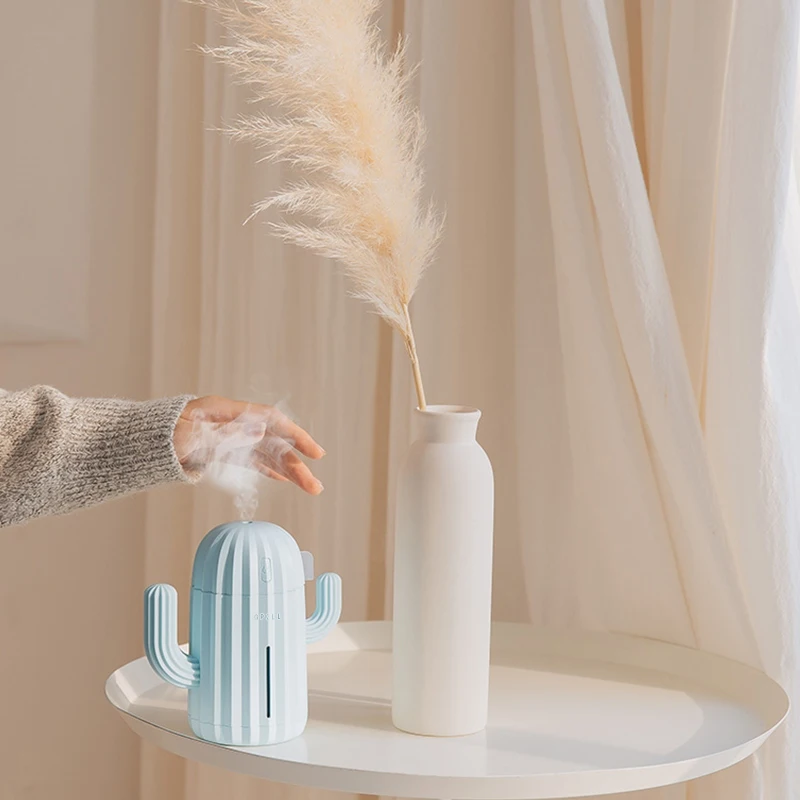 

GPZLL Cactus usb humidifier small creative charging fairy fans your home bedroom