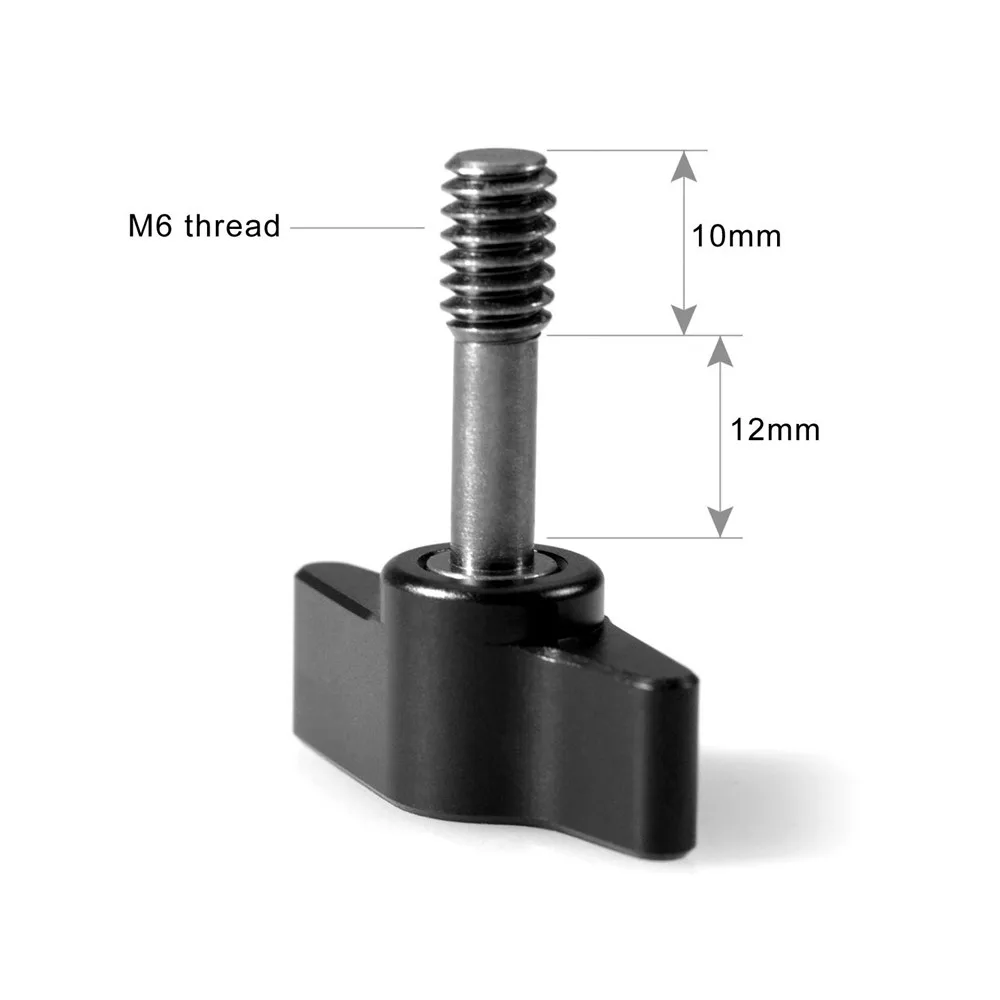 Гайка с храповым механизмом SmallRig пружинным резьбовым винтом M6 (черный) для ручки