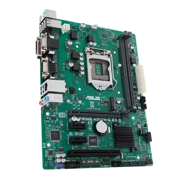 Материнская плата ASUS PRIME H310M C R2.0 (Soc 1151v2/Intel H310/2xDDR4/mATX/Realtek