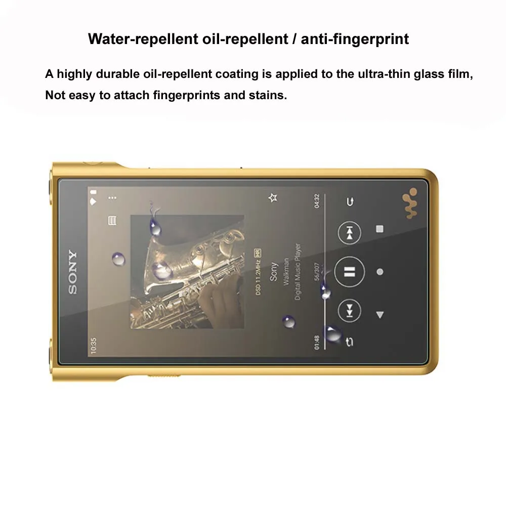 9H Защита от царапин Премиум Защитная пленка Закаленное стекло для Sony Walkman NW-WM1AM2