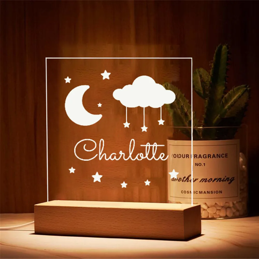 Персонализированные Волшебные звезды Moom Бабочка радуга светодиодный