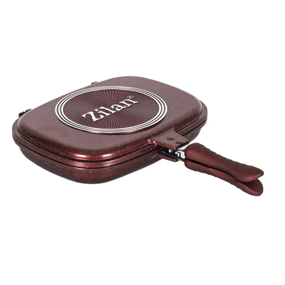 Двухсторонний гриль гранит квадратная форма антипригарный кухонный инструмент