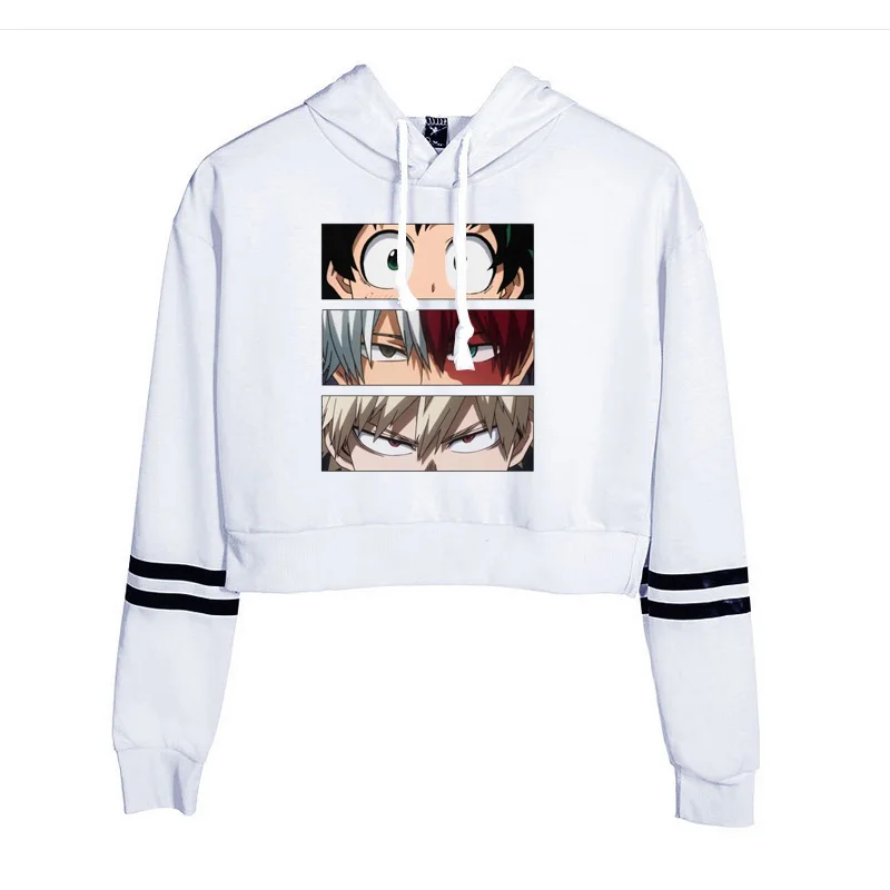 My Hero Academia Anime Sweatshirt Long Sleeve Anime Printing Hooded Sweatshirt Japanese Anime Friends Hoodie Pullover