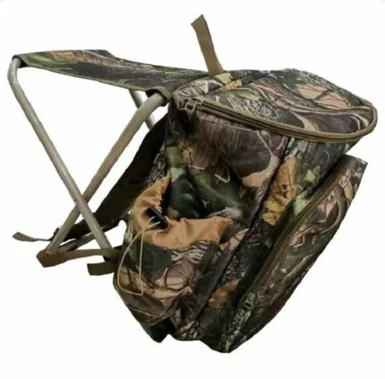 Folding tourist chair with backpack. Tourist backpack |