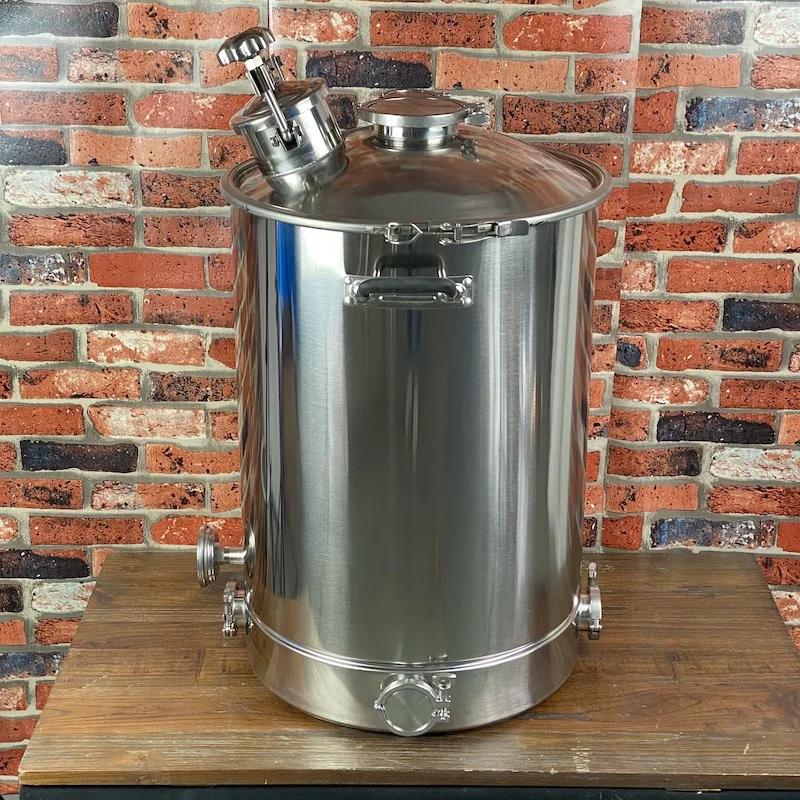 150L Micro Brewery Pot Boiler Tank Fermenter with bell lid Distillation Rectification Sanitary Steel 304 | Дом и сад