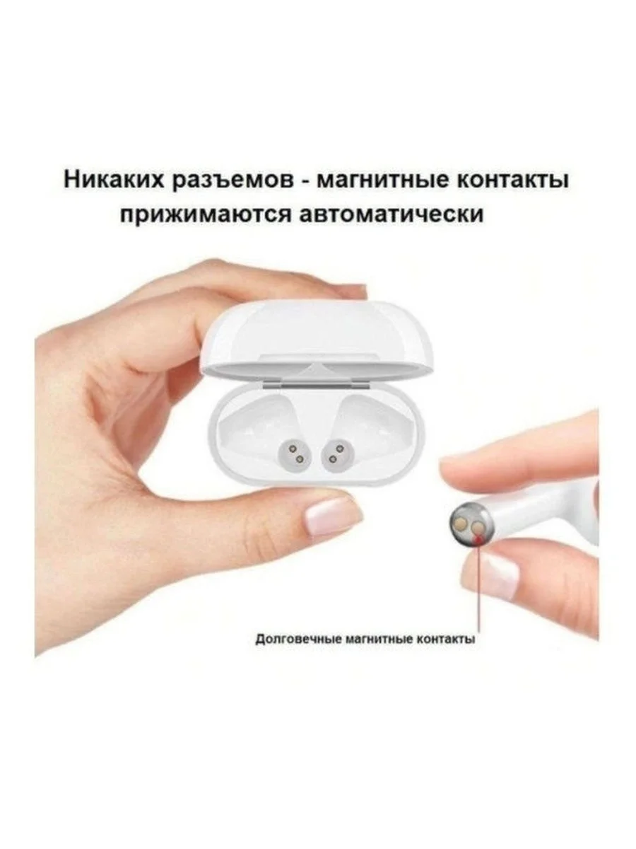 Беспроводные наушники TWS i15 с поддержкой Bluetooth 5.0 кейсом белые |