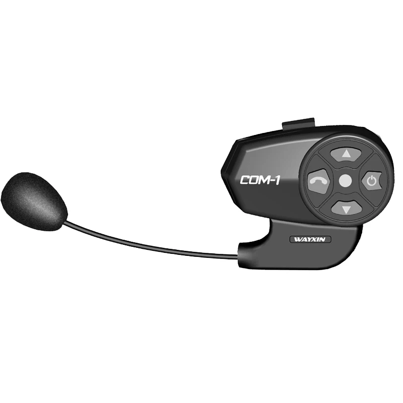 WAYXIN Новый COM 1 мотоциклетный шлем гарнитура шт. Bluetooth 4 Гарнитура для