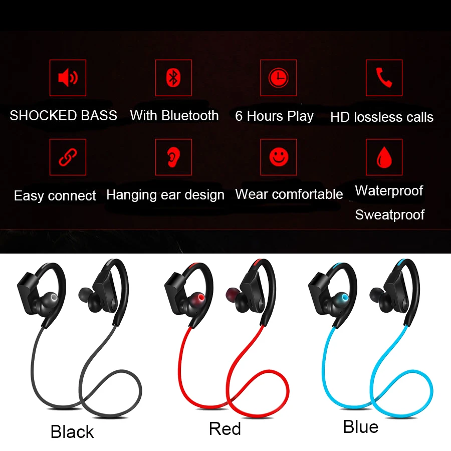 

Оптовая продажа/100 шт K98 беспроводные наушники Bluetooth наушники спортивные беговые Беспроводные стерео Bluetooth наушники гарнитура с микрофоном
