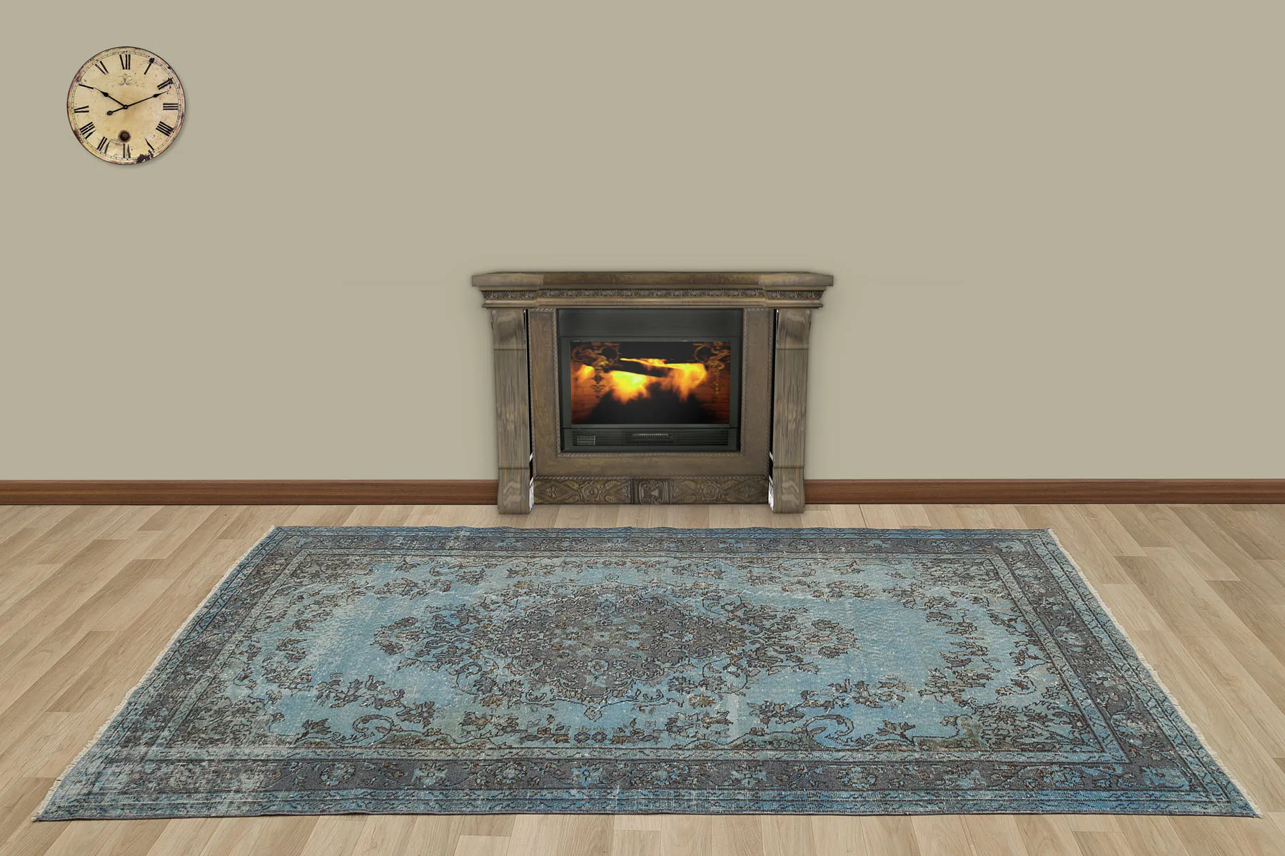 

Hand Woven Tumbled Carpet (7233)151x248